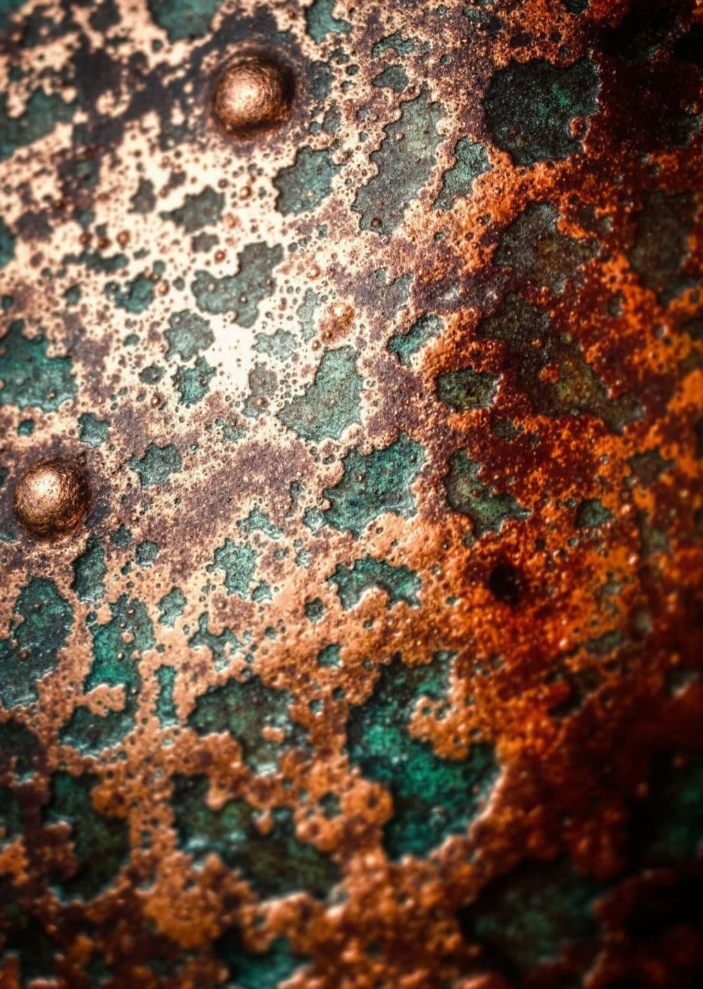 Raw Copper Patina material texture
